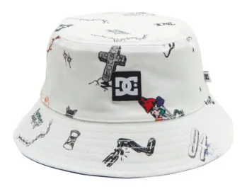 DC - DEEP END BUCKET HAT - Birch Scribble Print