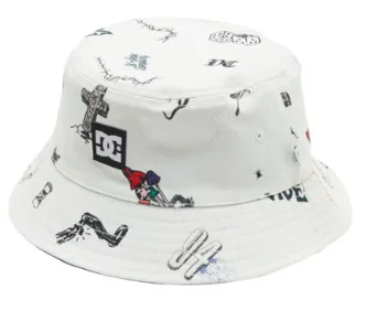DC - DEEP END BUCKET HAT - Birch Scribble Print