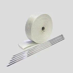 Exhaust Wrap Kit 2"x 50' White