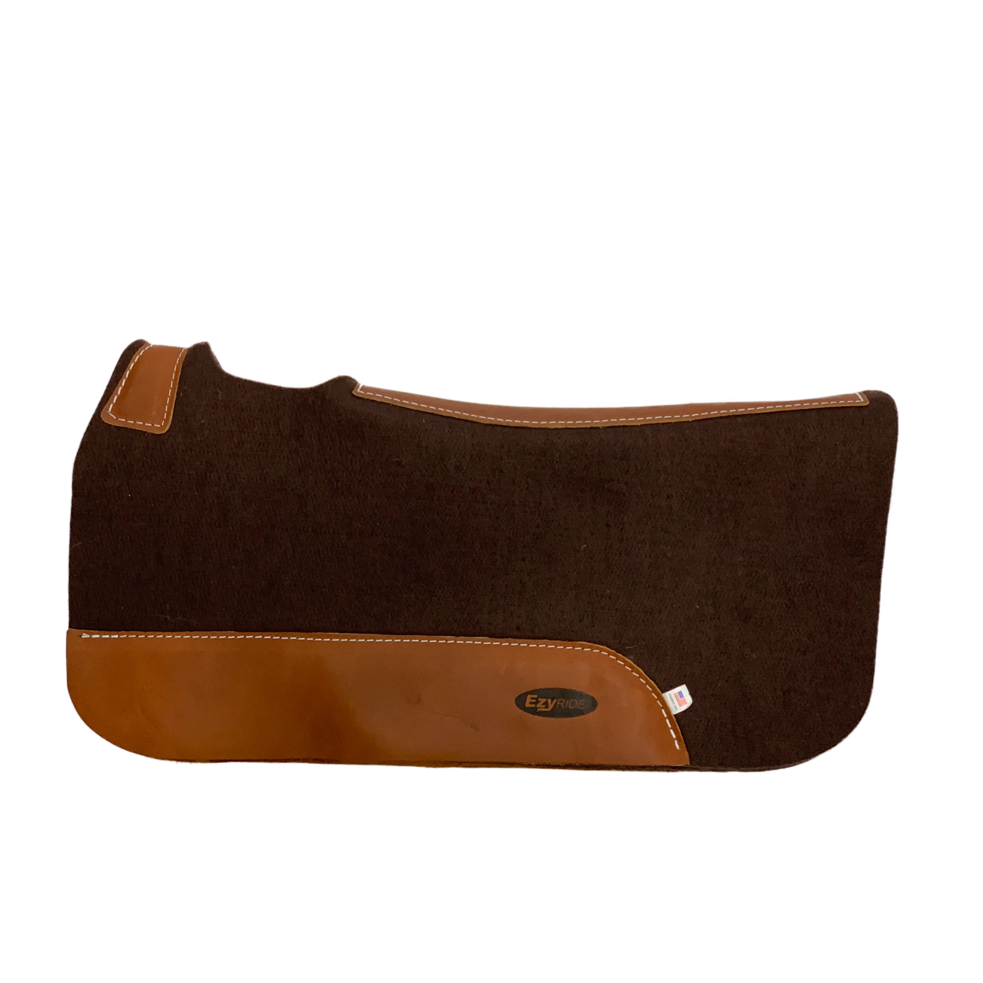 Ezy Ride Felt Contoured Junior Pad 27x 27x 3/4 Chocolate