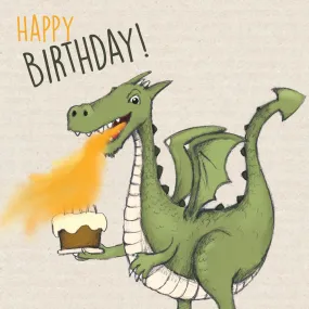 Greeting Card - Dragon Birthday