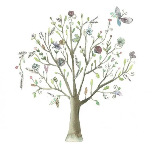 Greeting Card - Heights Tree  AP 45