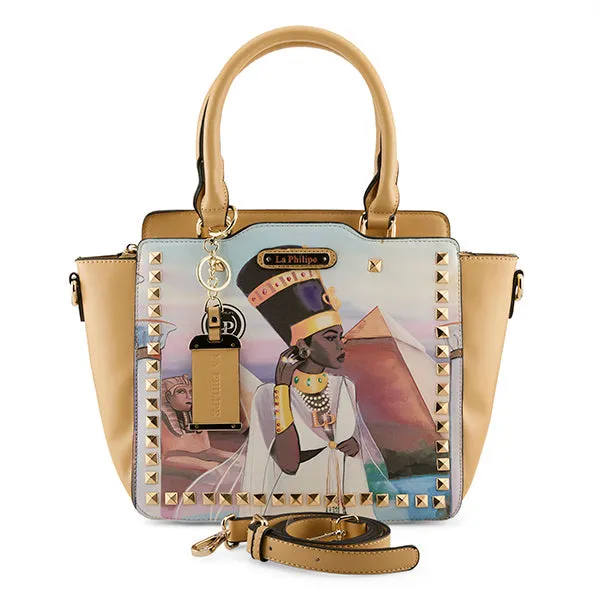 LA PHILIPE LP1003-1 EGYPTIAN PARADISE HANDBAG-SATCHEL