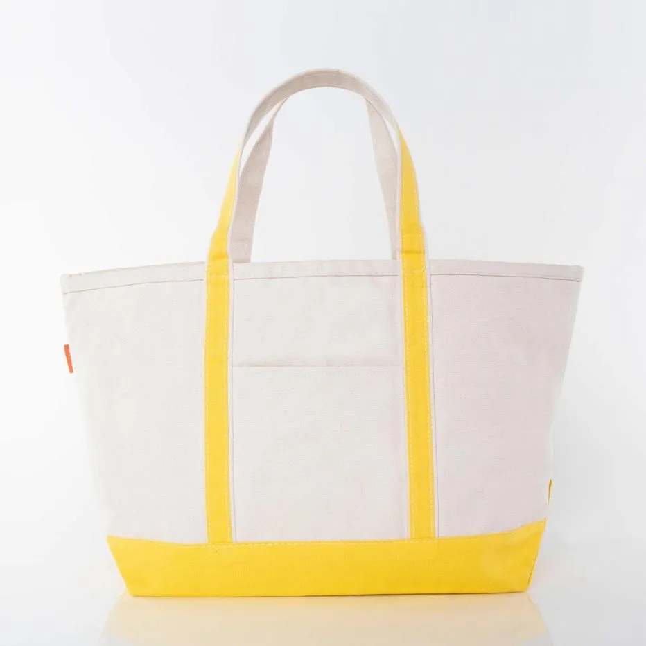 Large Boat Tote - Yellow