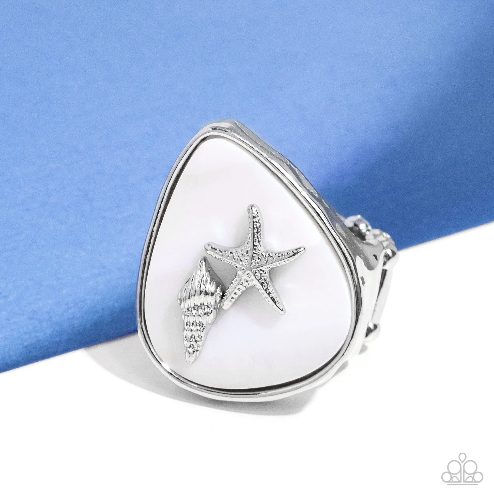 Paparazzi Seaside Serendipity White Ring