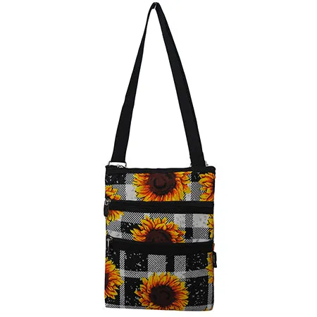 Sunflower Plaid NGIL Messenger Hipster Bag