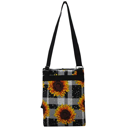 Sunflower Plaid NGIL Messenger Hipster Bag